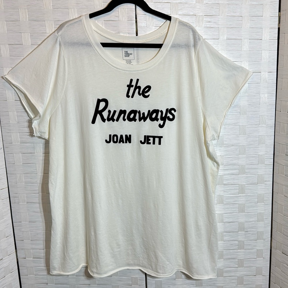 The Thread Supply The Runaways Joan Jett Short Sleeve Band T Shirt Size‎ 4X